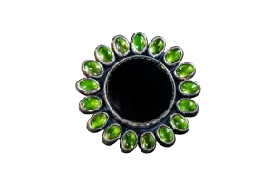 Onyx & Peridot Ring | Federico Jimenez