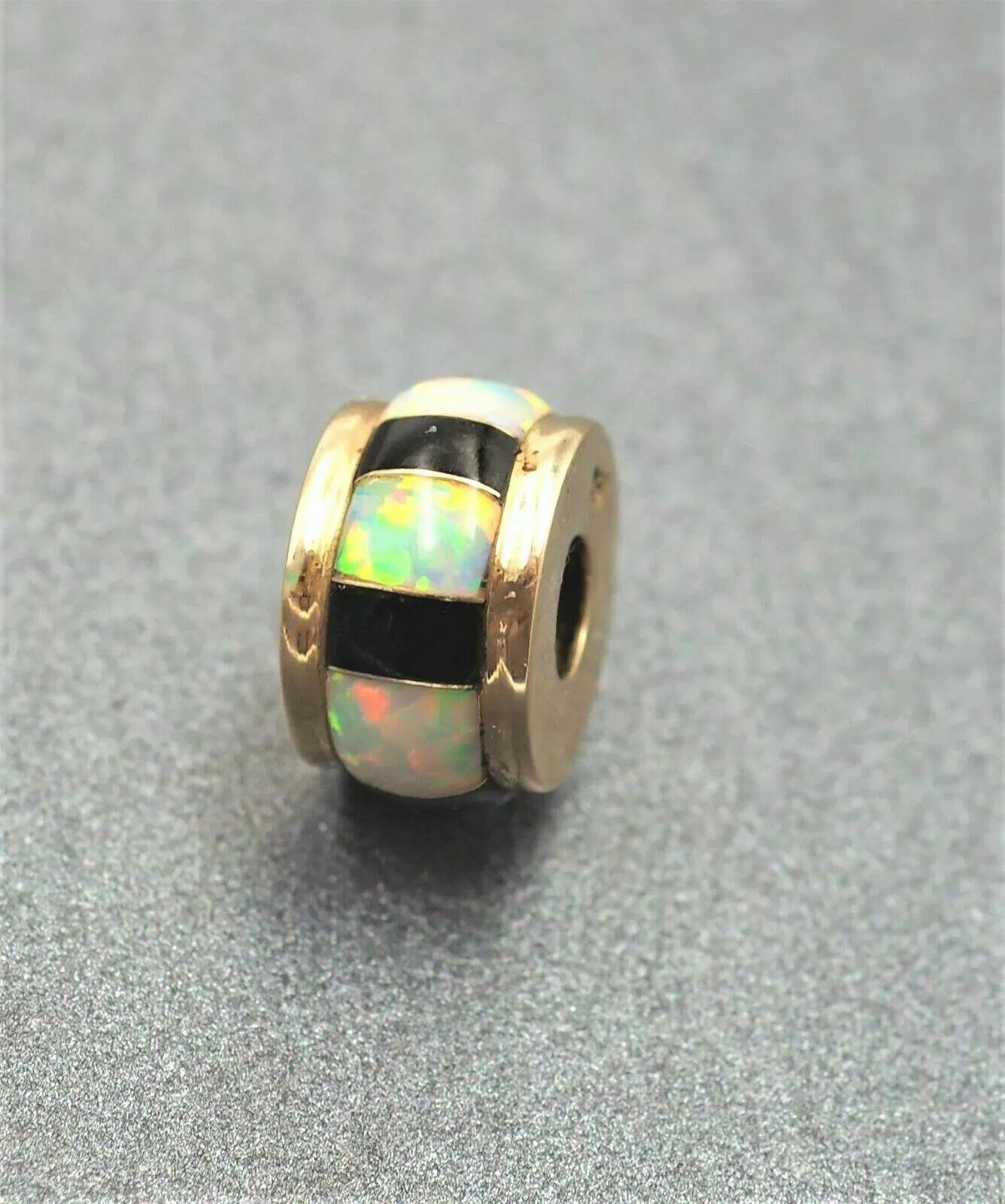 Opal & Enamel 14ct Yellow Gold Charm