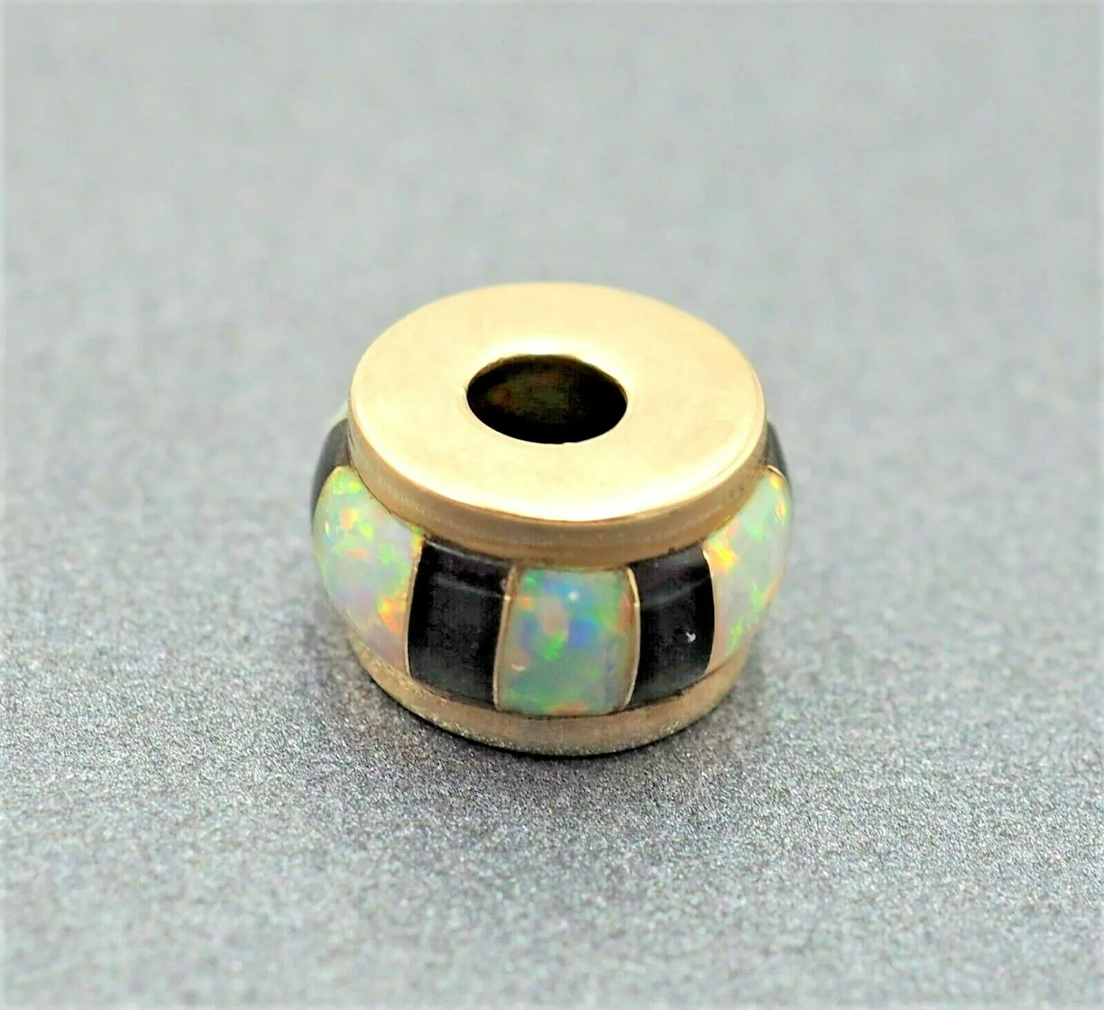 Opal & Enamel 14ct Yellow Gold Charm