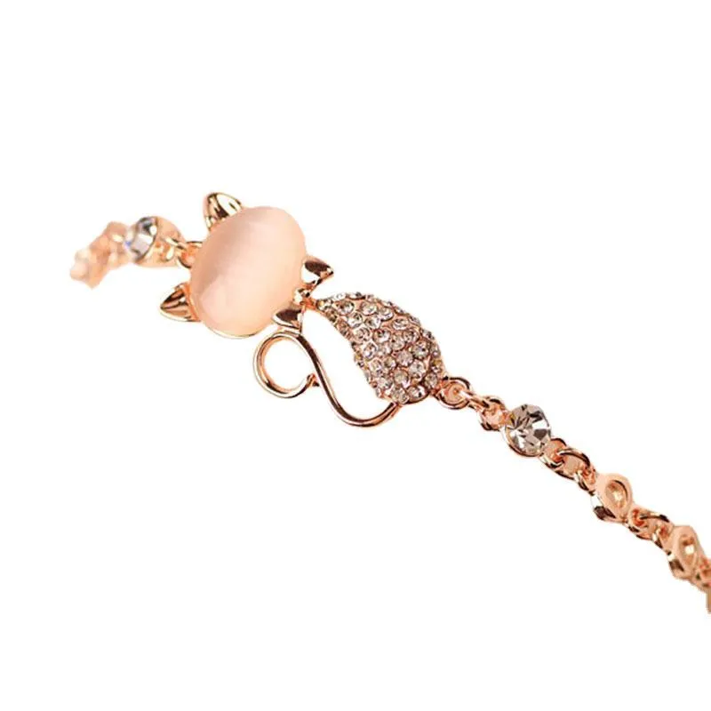 Opal Cat Bracelet Fashion Temperament Act The Role Ofing Is Tasted