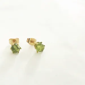 Peridot Stud Earrings