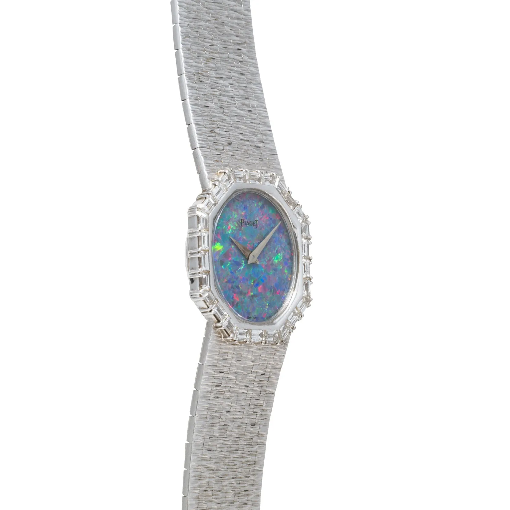 Piaget 'Opal' White Gold Dress Watch