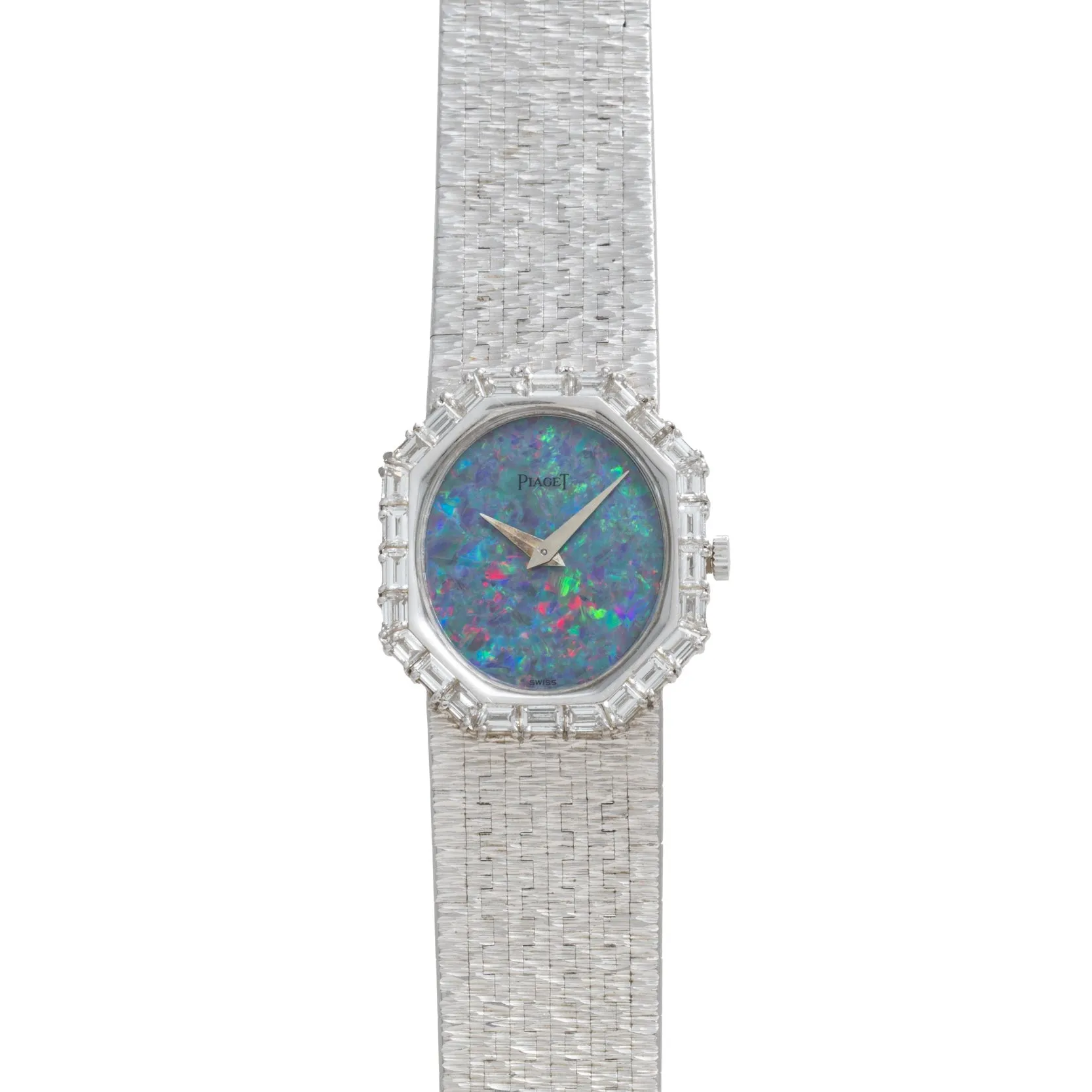 Piaget 'Opal' White Gold Dress Watch