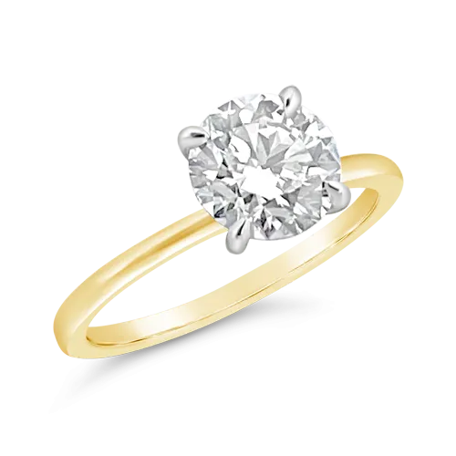 Round Diamond Solitaire Engagement Ring