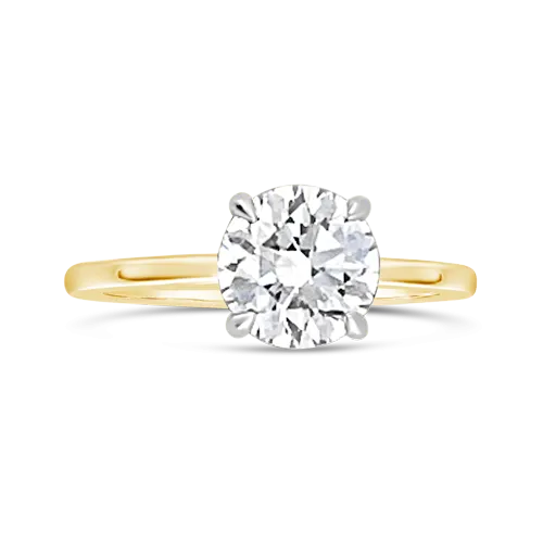 Round Diamond Solitaire Engagement Ring