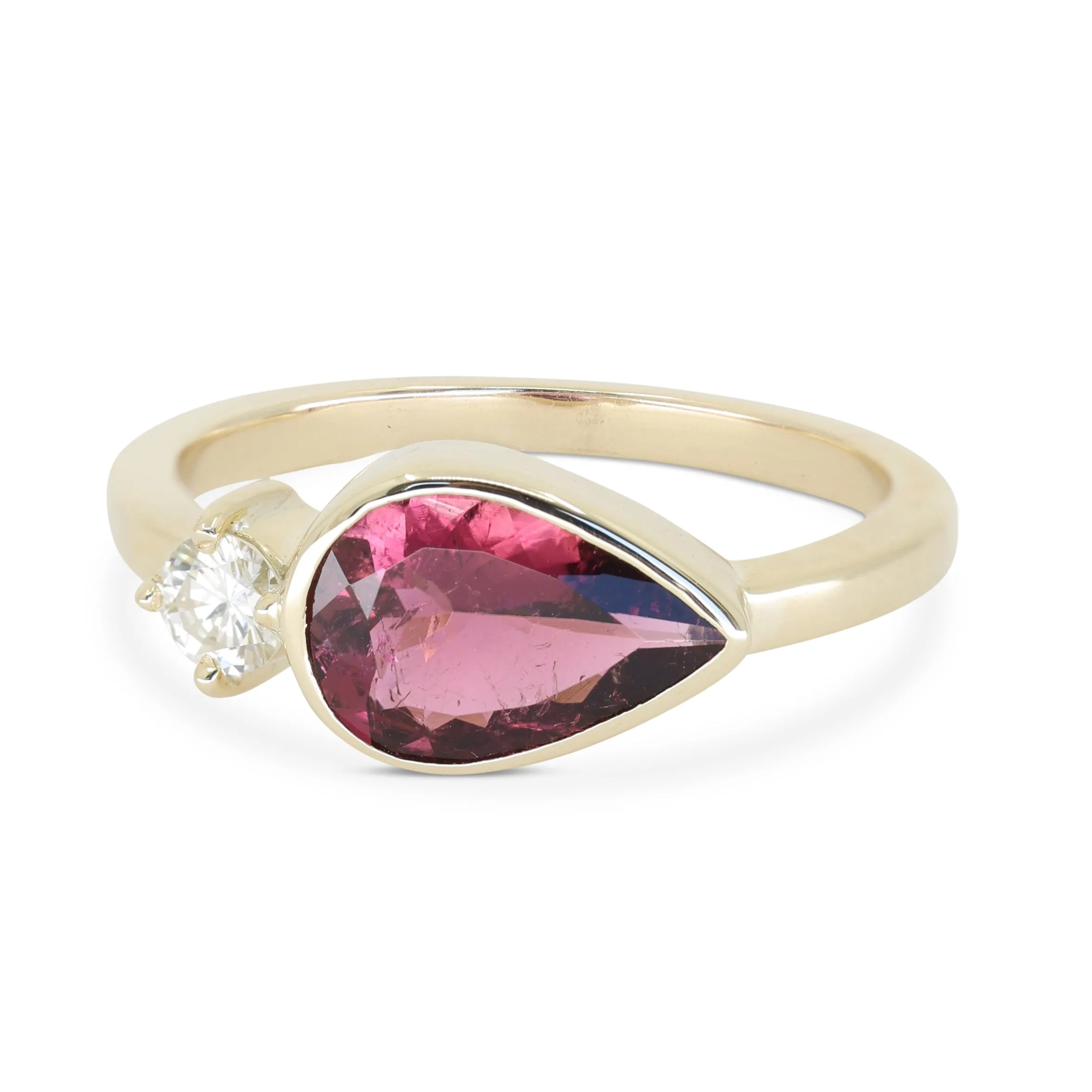 Selene Tourmaline 14K Yellow Gold Ring