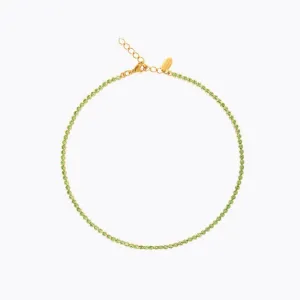 Siri necklace - peridot