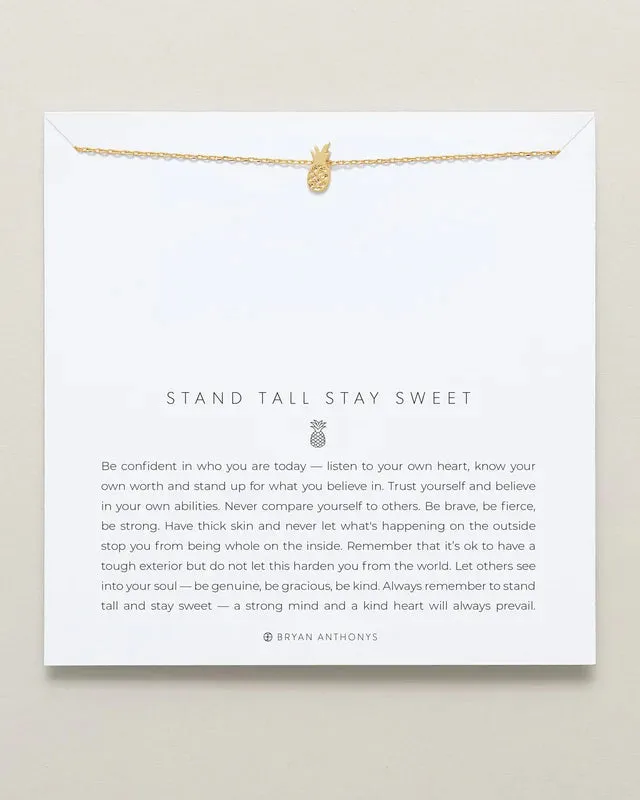 Stand Tall Stay Sweet Icon Necklace