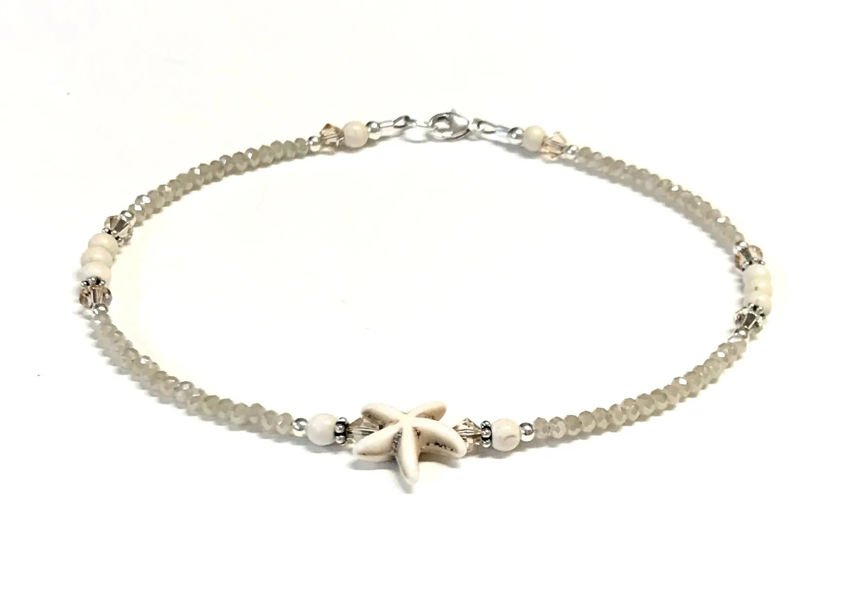 Starfish Anklet - Ankle Bracelet - Beach Anklet