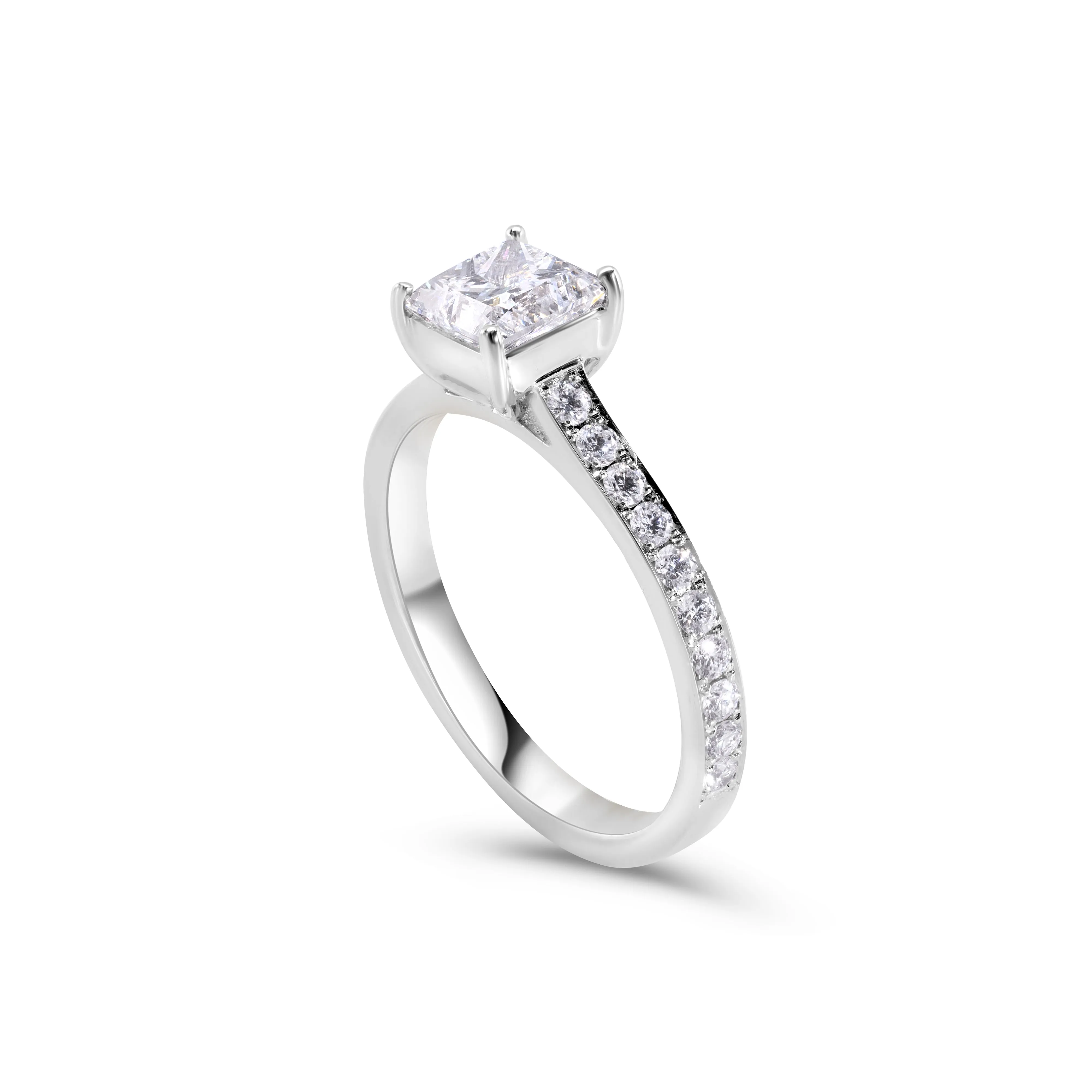 Stunning Princess Cut Engagement Ring