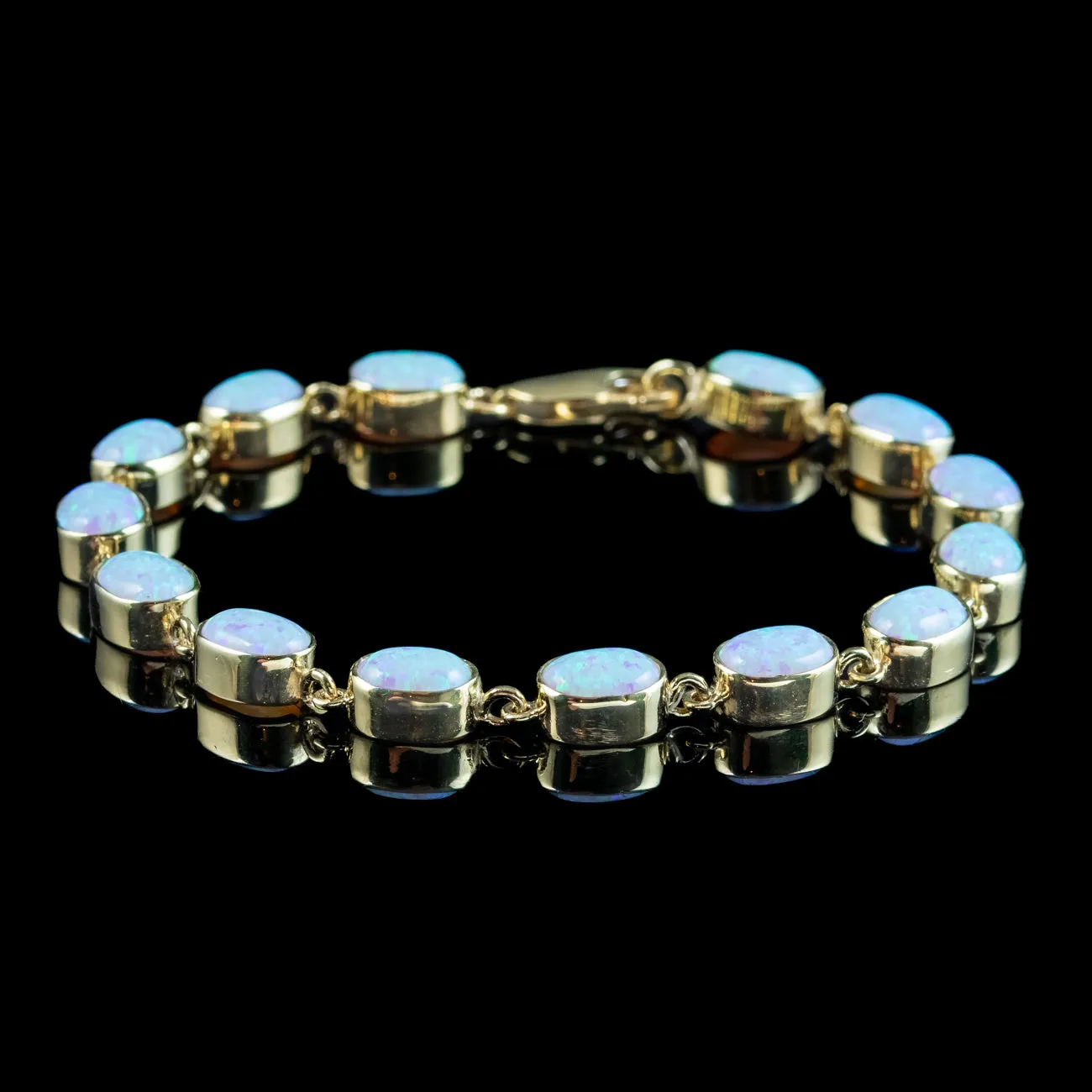 Victorian Style Opal 9Ct Yellow Gold Bracelet