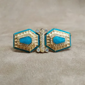 Vintage Balenciaga Turquoise Brooch